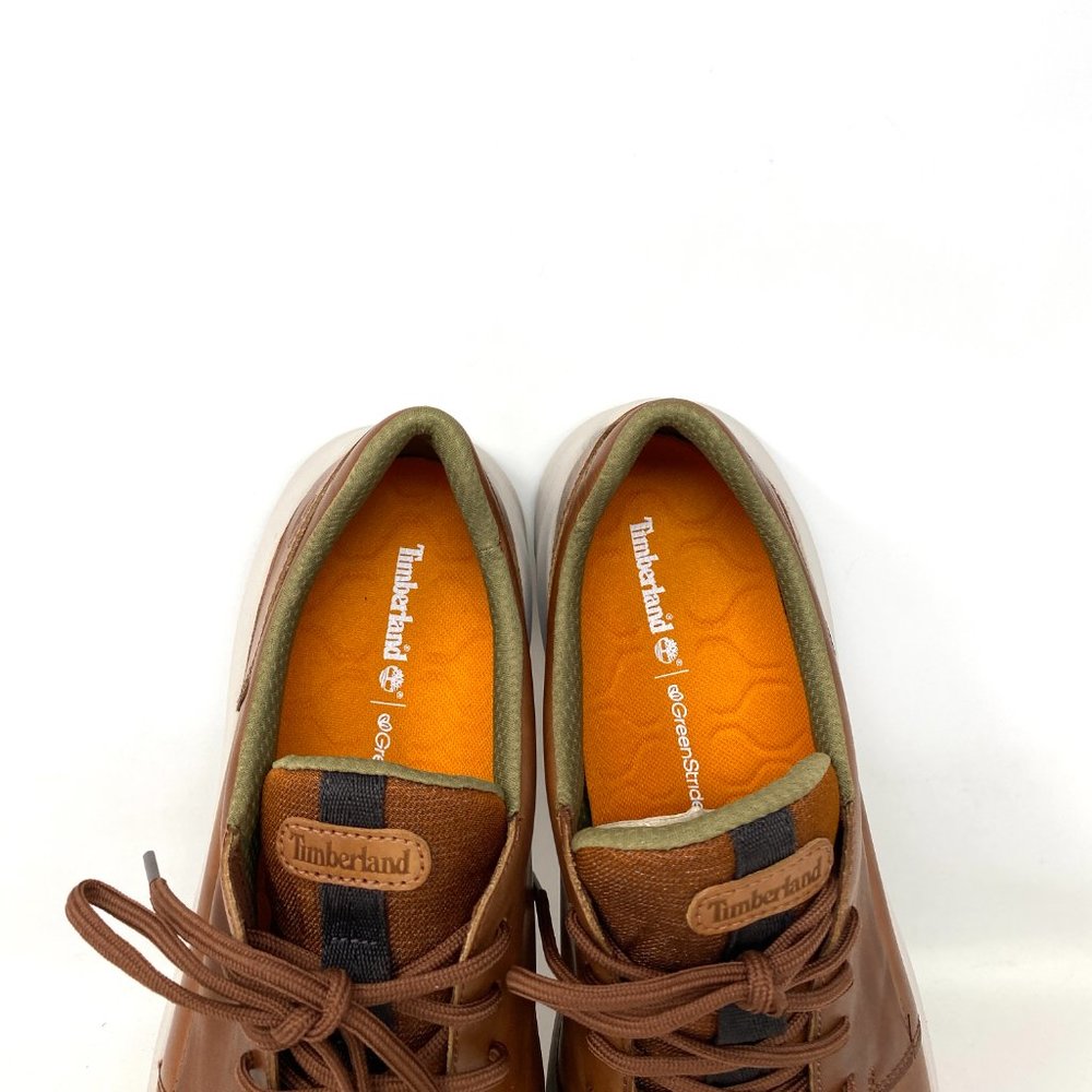 Timberland Men Size 13 A2Q9E 212 Bradstreet Ultra Oxford Leather Brown Sneakers - Picture 8 of 10